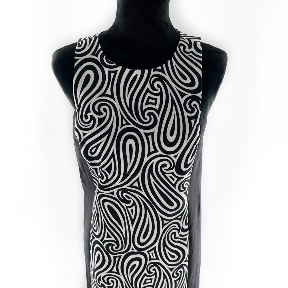 MICHAEL Michael Kors Black & White Modern Swirl Pattern Dress Size Small, NWT! - Picture 3 of 16